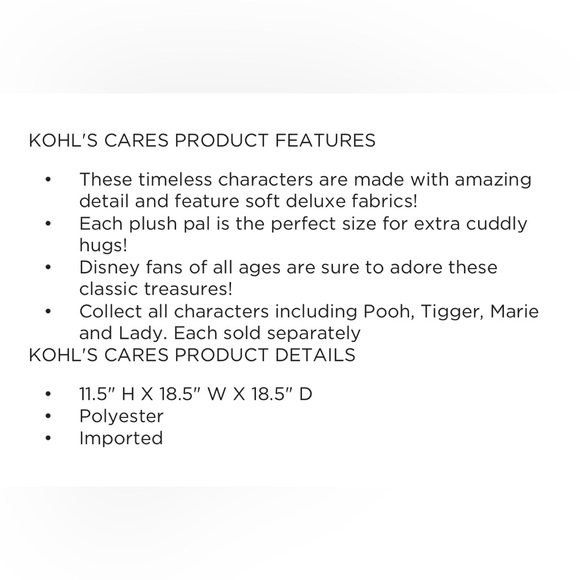 Kohl’s Cares Disney Classics Bambi plush doll - Picture 12 of 12